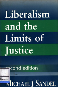 Liberalism And The Limits Of Justice