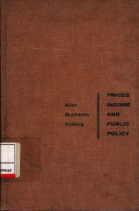 Prices Income And Public Policy