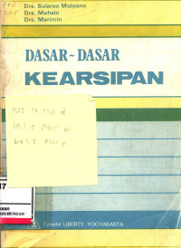 Dasar-Dasar Kearsipan