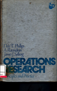 Operations Research :  Principles And Practice