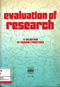 Evaluation Of Research :  A Selection Of Current Practices