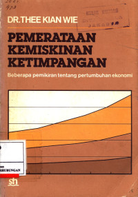 Pemerataan Kemiskinan Ketimpangan :  Beberapa Pemikiran Tentang Pertumbuhan Ekonomi