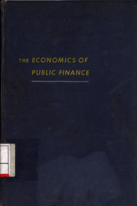 The Economics Of Public Finance