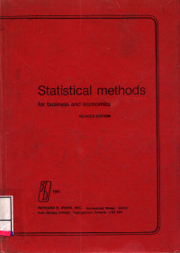 Statistical Methods For Business And Economics