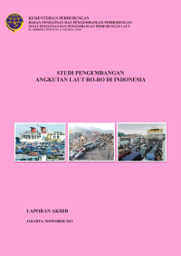 Studi Pengembangan Angkutan Laut Roro Di Indonesia