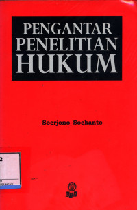 Pengantar Penelitian Hukum