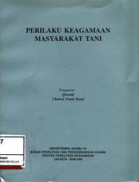 Perilaku Keagamaan Masyarakat Tani