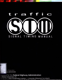 Traffic Signal Timing Manual