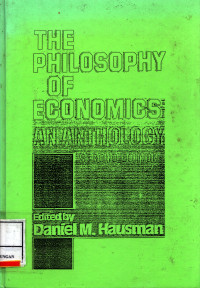 The Philosophy Of Economics