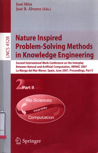 Nature Inspired Problem Solving Methods In Knowledge Engineering