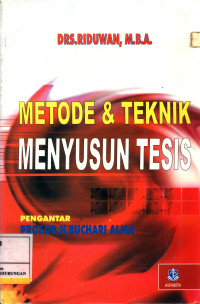 Metode & Teknik Menyusun Tesis