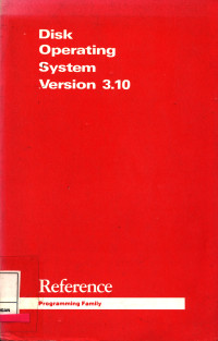 Disk Operating System Version 3-10