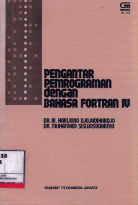 Pengantar Pemrograman Dengan Bahasa Fortran Iv