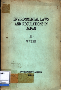 Environmental Laws And Regulations In Japan :  (Iii) Water