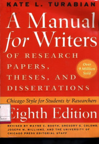 A Manual For Writers Of Research Paper, Theses, And Dissertations