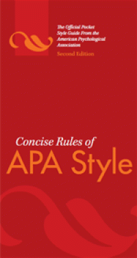 Concise Rules Of Apa Style