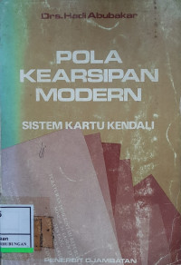 Pola Kearsipan Modern Sistem Kartu Kendali