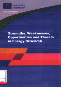 Strengths, Weaknesses, Opportunities And Threats In Energy Research