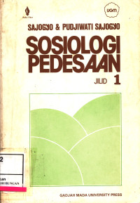 Sosiologi Pedesaan Jilid 1