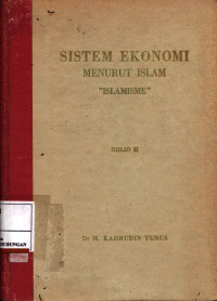 Sistem Ekonomi Menurut Islam 