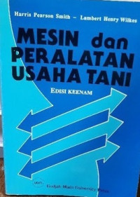 Mesin Dan Peralatan Usaha Tani