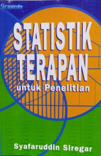 Statistik Terapan Untuk Penelitian